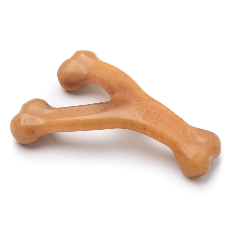 Benebone Wishbone Durable Dog Chew Toy for Aggressive Chewers, Real Chicken, Made in USA, Medium, for All Breed Sizes - Image 1