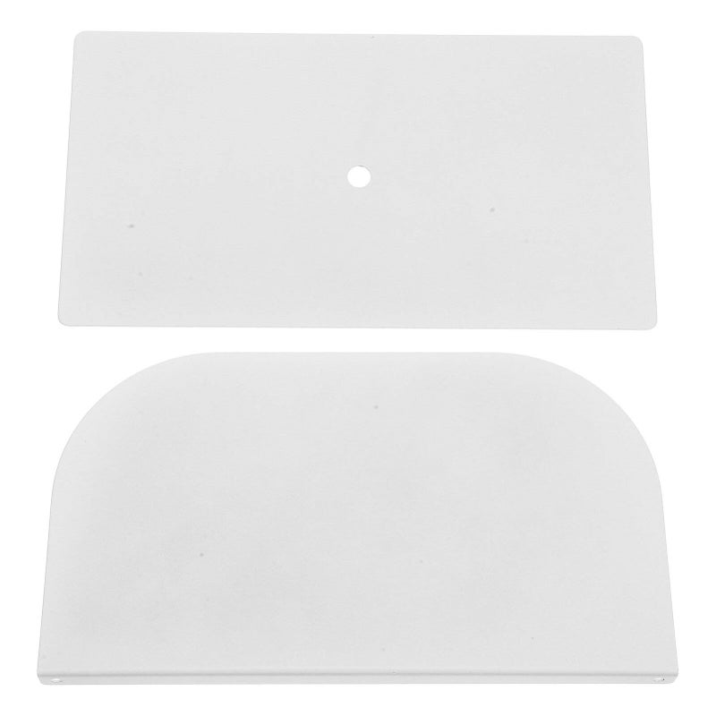 Monitor Mount Reinforcement Plate Set White with Grommet and C Clamp Installation Kit - Image 2