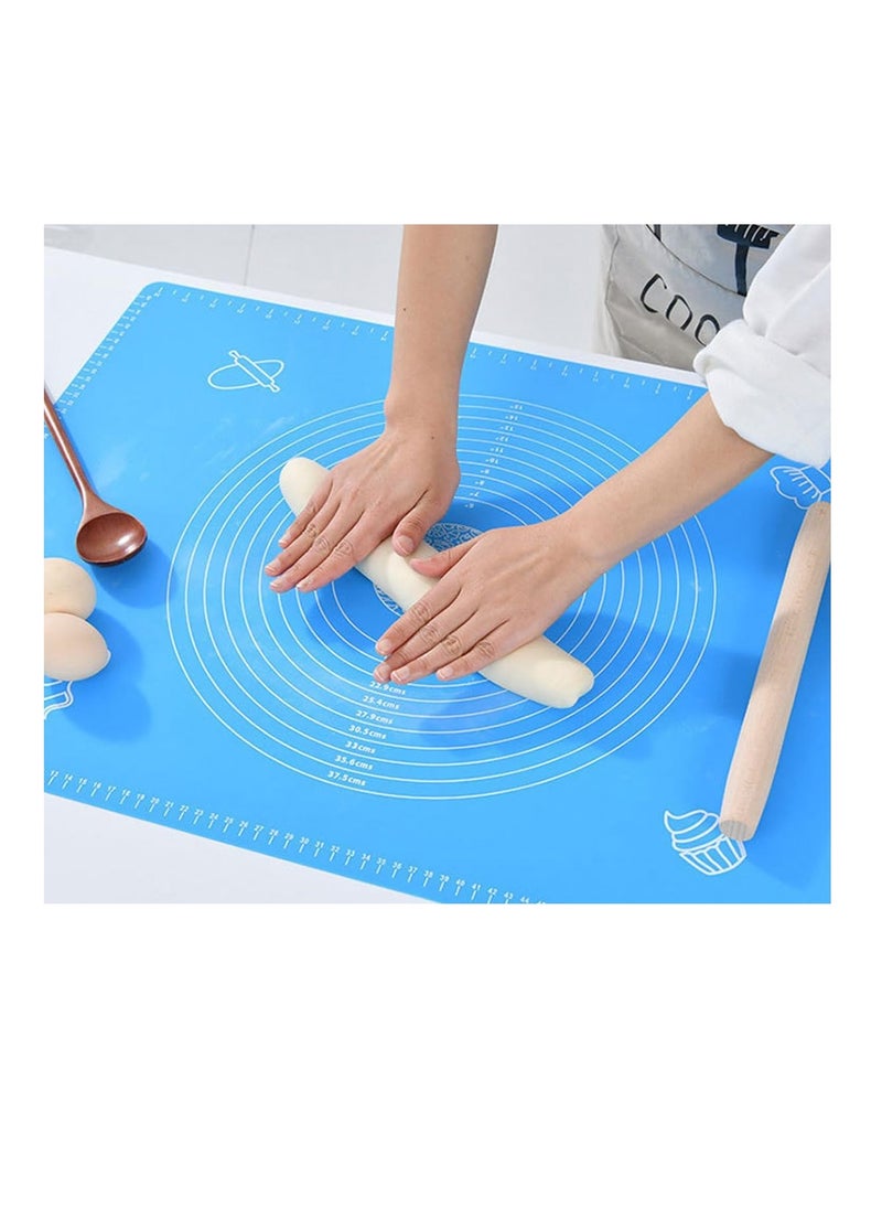 ECVV Baking Mat, Non-Stick Silicon Rolling Pastry Mat, 70 * 50cm Silicon Baking Sheets Mats,Kneading Pad Sheet Glass Fiber Rolling Dough Large Size for Cake Macaron Kitchen Tools, Assorted - pzsku/ZD3CA013414DEA45CE940Z/45/_/1721890957/a20798c8-7b3c-425a-9b15-8a8c9e03b1a5