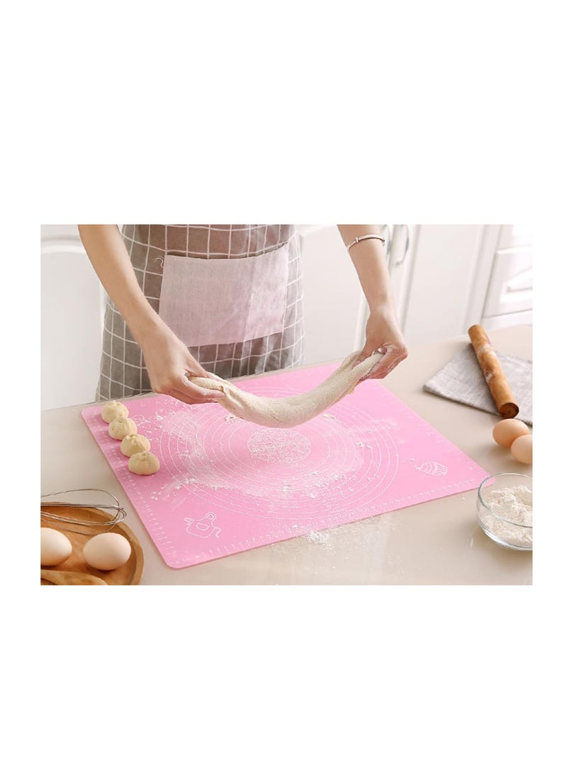 ECVV Baking Mat, Non-Stick Silicon Rolling Pastry Mat, 70 * 50cm Silicon Baking Sheets Mats,Kneading Pad Sheet Glass Fiber Rolling Dough Large Size for Cake Macaron Kitchen Tools, Assorted - pzsku/ZD3CA013414DEA45CE940Z/45/_/1721891038/44de3037-6762-4b41-a011-4a3ad7da3064