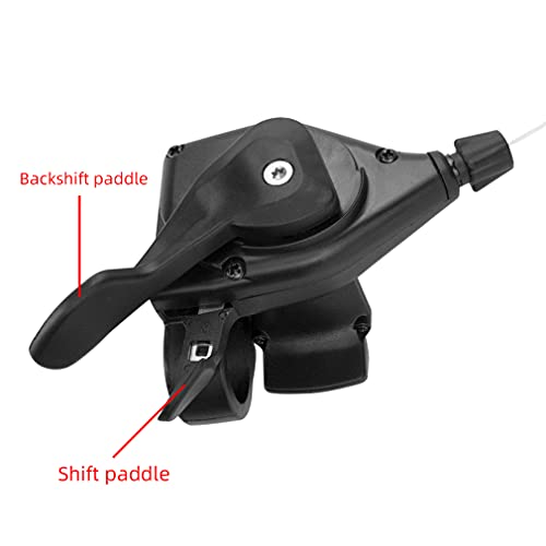CYSKY Bike Shifter Levers 1 Pair 3x7 21 Speed Gear Shifter Mountain Bicycle Derailleur with Gear Indicator Right and Left Thumb Shift Levers Combo - Image 3