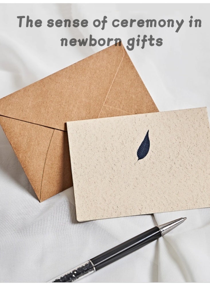 Wooden Ringbell Newborn Meeting Gift Box Baby Full Moon Gift Box Newborn Baby Toy Gift Box【 Circular Gift Box+Mesh+Gift Bag 】 Basic Edition - Image 4