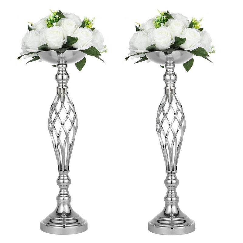 LoveCat Wedding Centerpieces for Reception Tables Twist Candleholder Stands Ornaments Metal Centerpieces Wedding TStage RoadLeading Scene Decor Home Flower Arrangement Ornaments