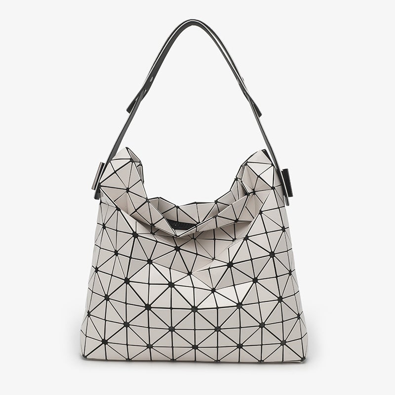 Japan'S New Limited Baguette Armpit Bag Geometric Quilted Bag Fashionable Work Clothing Shoulder Handbag Lifetime Original Bag - Image 1