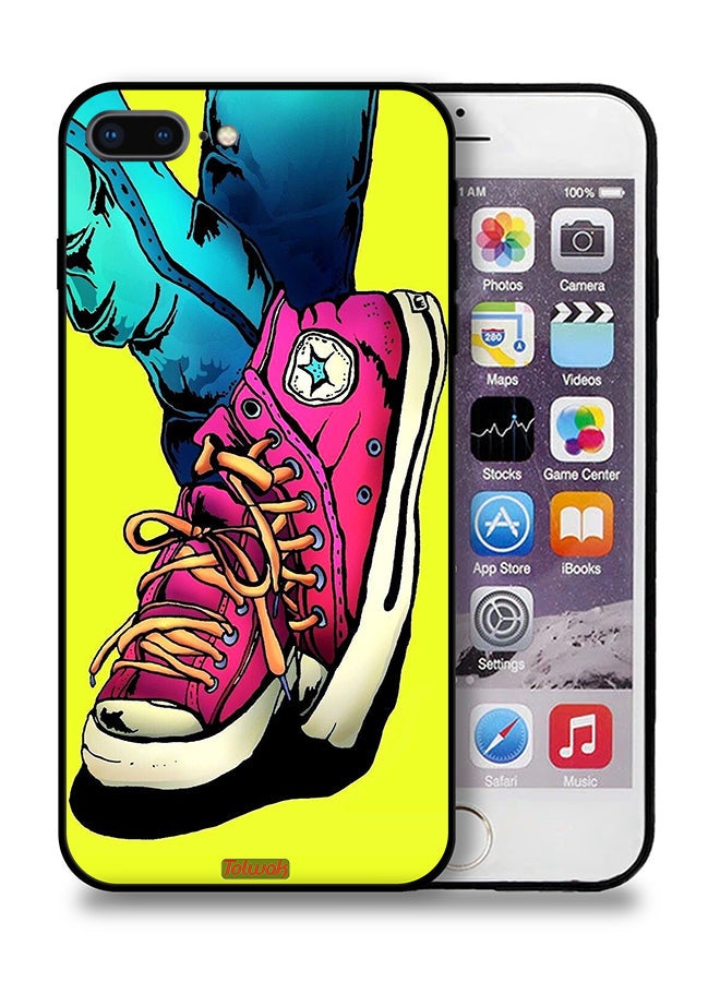 Tolwak Apple iPhone 7 Plus Protective Case Canva Shoes Art - Image 1