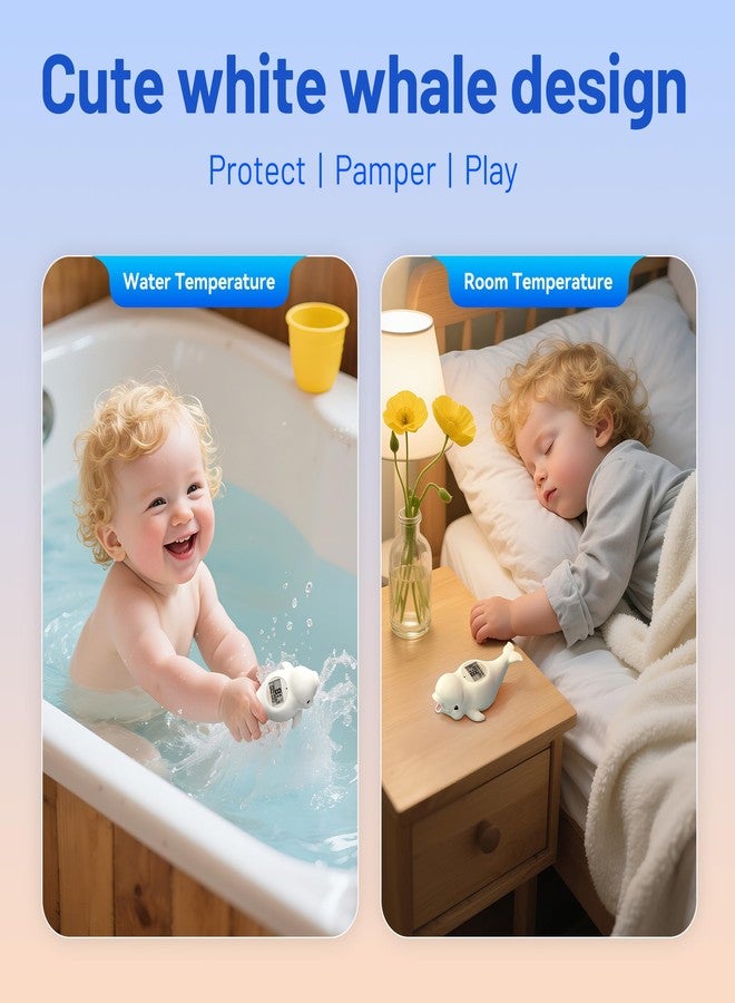 Doli Yearning Baby Bath Thermometer for Newborn & Infant - Floating Digital Water Temperature Monitor with Timer & LCD Display - Safe Bathing Essentials for New Moms - Image 5