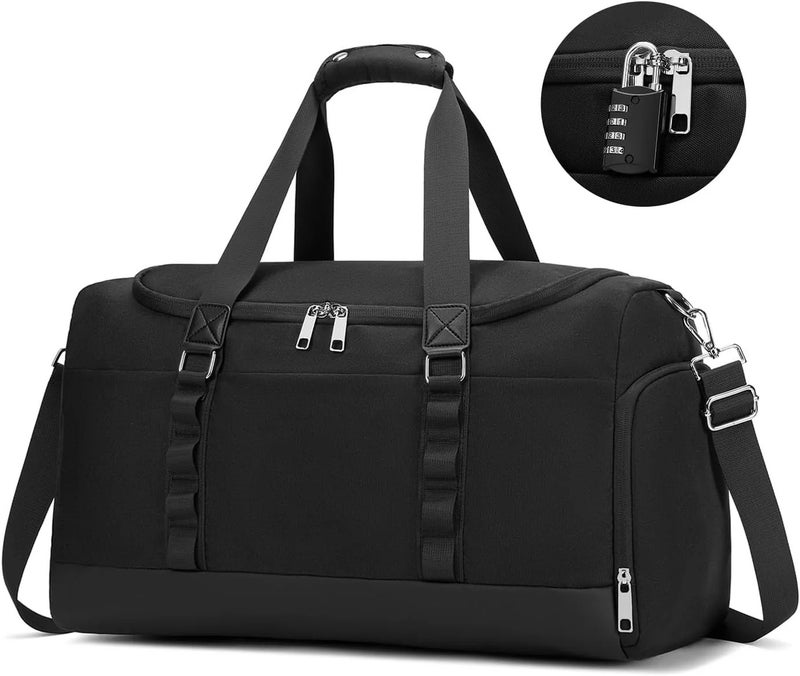 Bluejw Travel Bag Gym Bag - Sports Duffel with Shoe Compartment - Weekender Carry On - Travel Handbag for Women & Men - Image 1