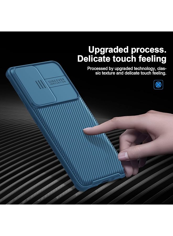 Nillkin Galaxy S21 Ultra Case Camshield Case With Slide Camera Cover Slim Protective Case For Samsung Galaxy S21 Ultra 6.8 Inch Blue - Image 4