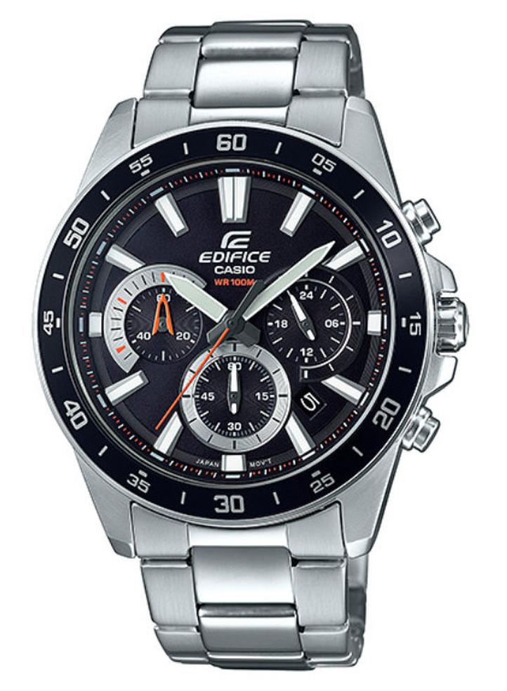 CASIO Men Edifice Chronograph Watch EFV-570D-1AVUDF - 44 mm - Silver - Image 1