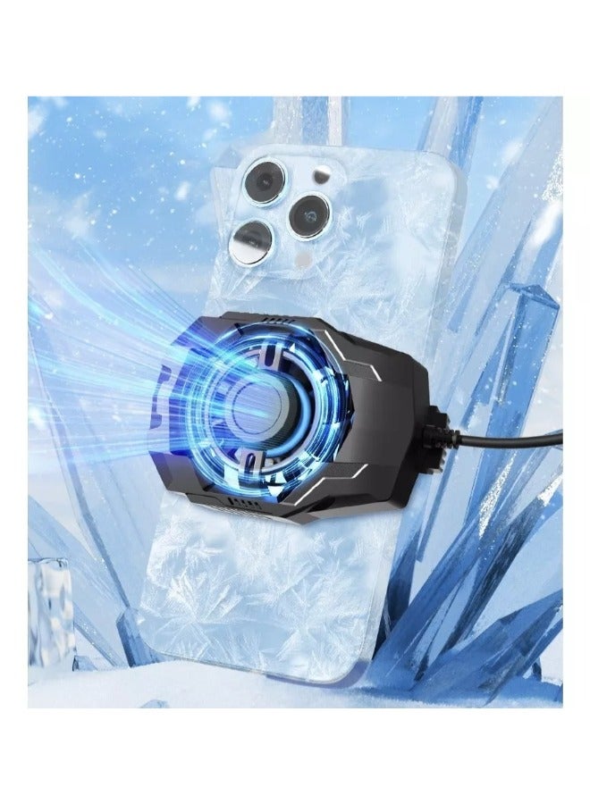 Loquat Mobile Cooler | Lightweight and Fast Cooling Semiconductor Cooler, Portable Strong Magnetic Cooling Fan for Mobile Phone and iPad  - Image 1