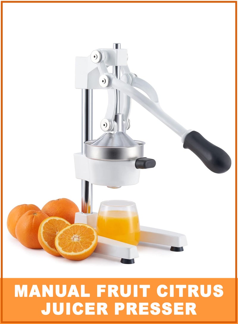 دي بلو عصارة فواكه يدوية احترافية عصارة حمضيات تجارية برتقال ليمون رمان جريب فروت عصارة ليمون عالية الجودة ثقيلة معدنية طازجة صحية بدون كهرباء عصارة استخراج عصير بدون بذور آلة عصر للاستخدام في المحلات والمنزل ستانلس ستيل يد عصير مضغوط - Image 1