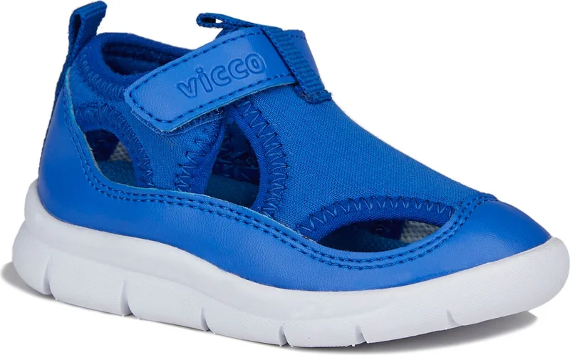 VICCO Berry Lightweight Boys Bebe Sax Blue Sneakers