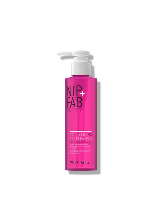 NIP+FAB Nip + Fab منظف الوجه الساليسيليك فيكس مع النياسيناميد والألانتوين المرطب للوجه، غسول الوجه المنظف الساليسيليك ومضادات الأكسدة 4.9 أونصة سائلة - Image 1