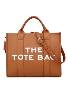 NIBEMINENT The Tote Bags For Women Large PU Leather Trendy Travel Tote Bag Handbag Top Handle Shoulder Crossbody  - Image 1