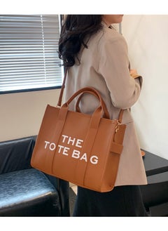 NIBEMINENT The Tote Bags For Women Large PU Leather Trendy Travel Tote Bag Handbag Top Handle Shoulder Crossbody  - Image 2