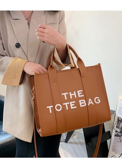 NIBEMINENT The Tote Bags For Women Large PU Leather Trendy Travel Tote Bag Handbag Top Handle Shoulder Crossbody  - Image 3
