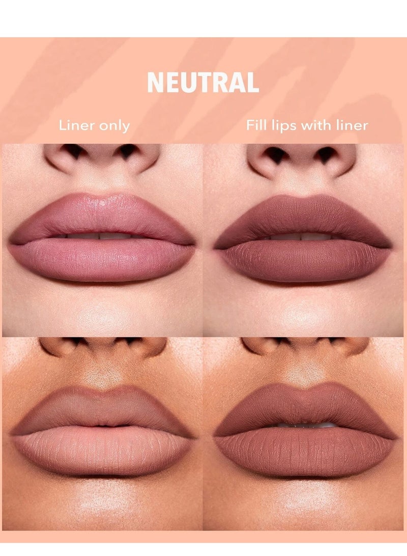 SHEGLAM So Lippy Lip Liner Set -Au Naturel Multicolour - Image 3