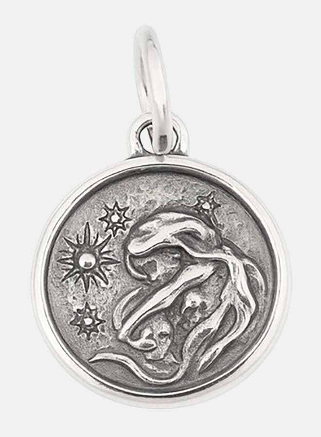 Silver Town Gemini Zodiac Sterling Silver Pendant