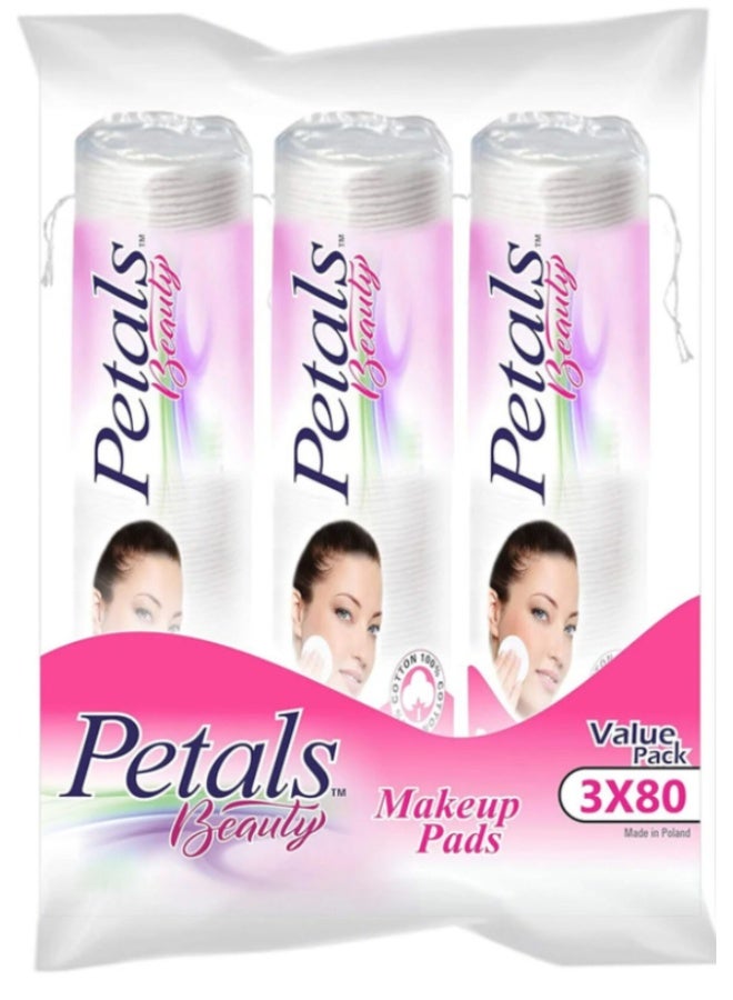 Petals Makeup Pad 80s x 3
