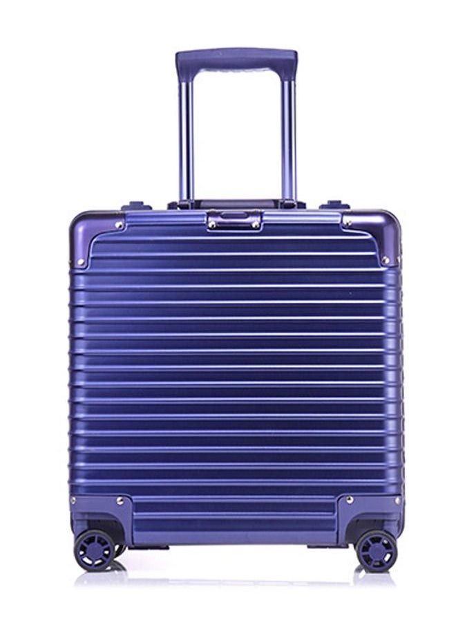 Premium 18-Inch Expandable Suitcase With Durable Aluminum Frame And Resilient ABS Shell