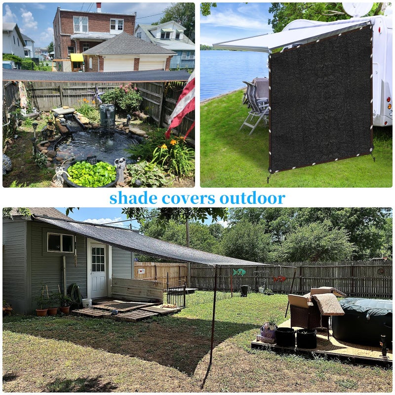 yqlbgprj 90% Shade Cloth for Garden 10x20FT Shade Cloth with Grommets,Shade Tarp for Plants,Shade Tarps for Outdoors,Patio Covers for Shade and Rain,Suitable for Shading Plants,Garageï¼Œ2026 Spring Women's Gifts - Image 5