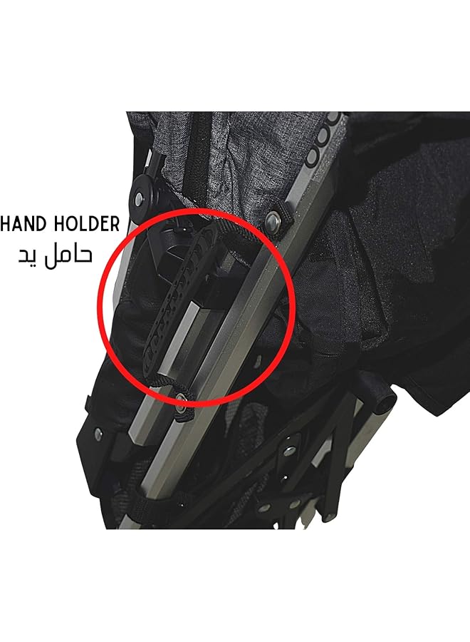 Mama Love Foldable Baby Stroller Dgl 88657 Grey - Image 3