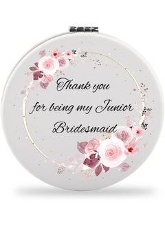 SEIRAA SEIRAA Junior Bridesmaid Makeup Mirror Jr Bridesmaid Gift Thank You for being My Junior Bridesmaid Gifts Junior Bridesmaid Proposal Gifts (Thank You) 