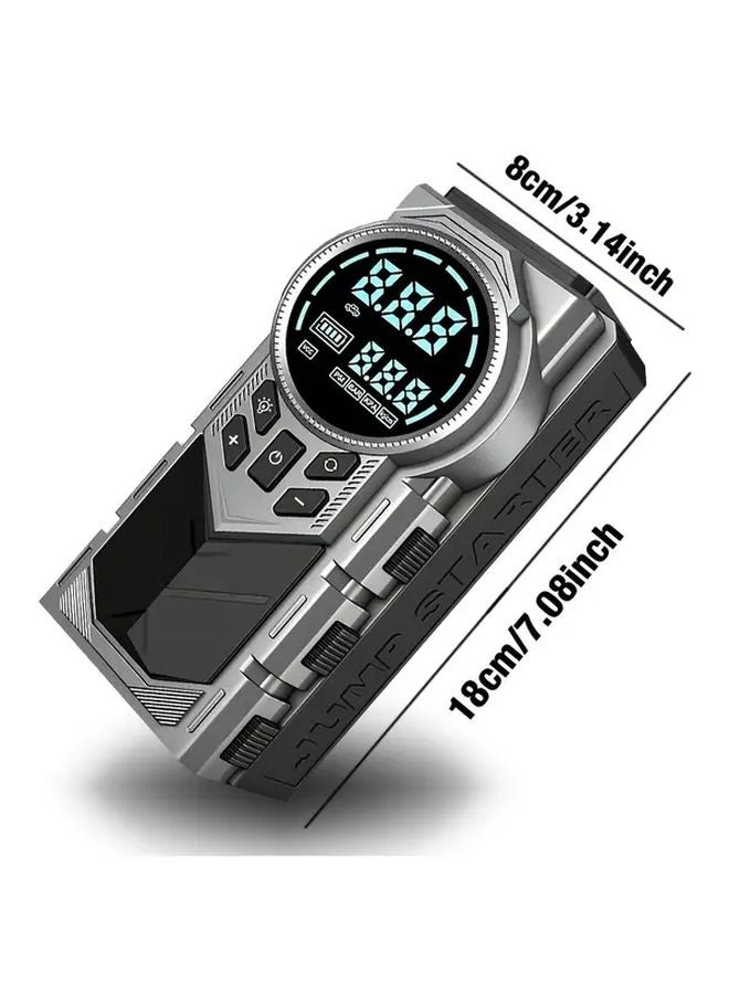 Portable Multifunctional Inflator And 5000A Car Battery Starter With Air Compressor - Image 4