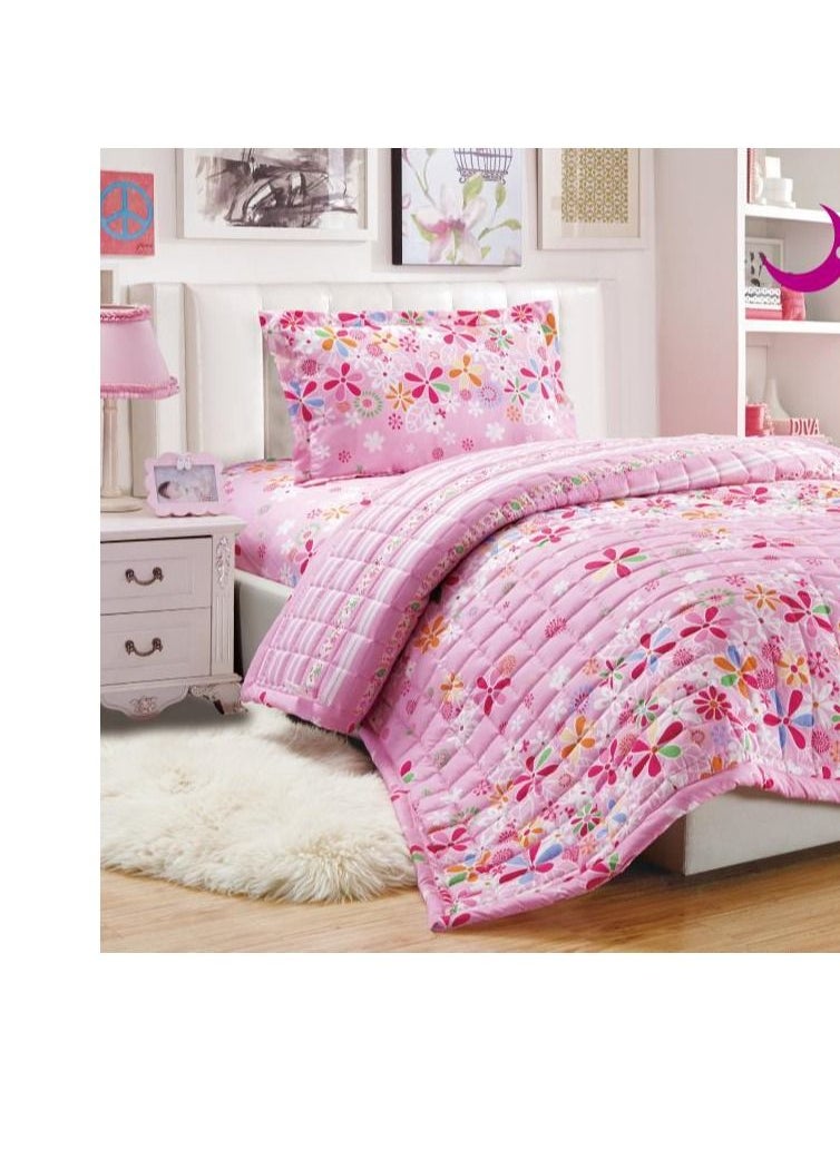 3-Piece Compressed Comforter Set Microfiber