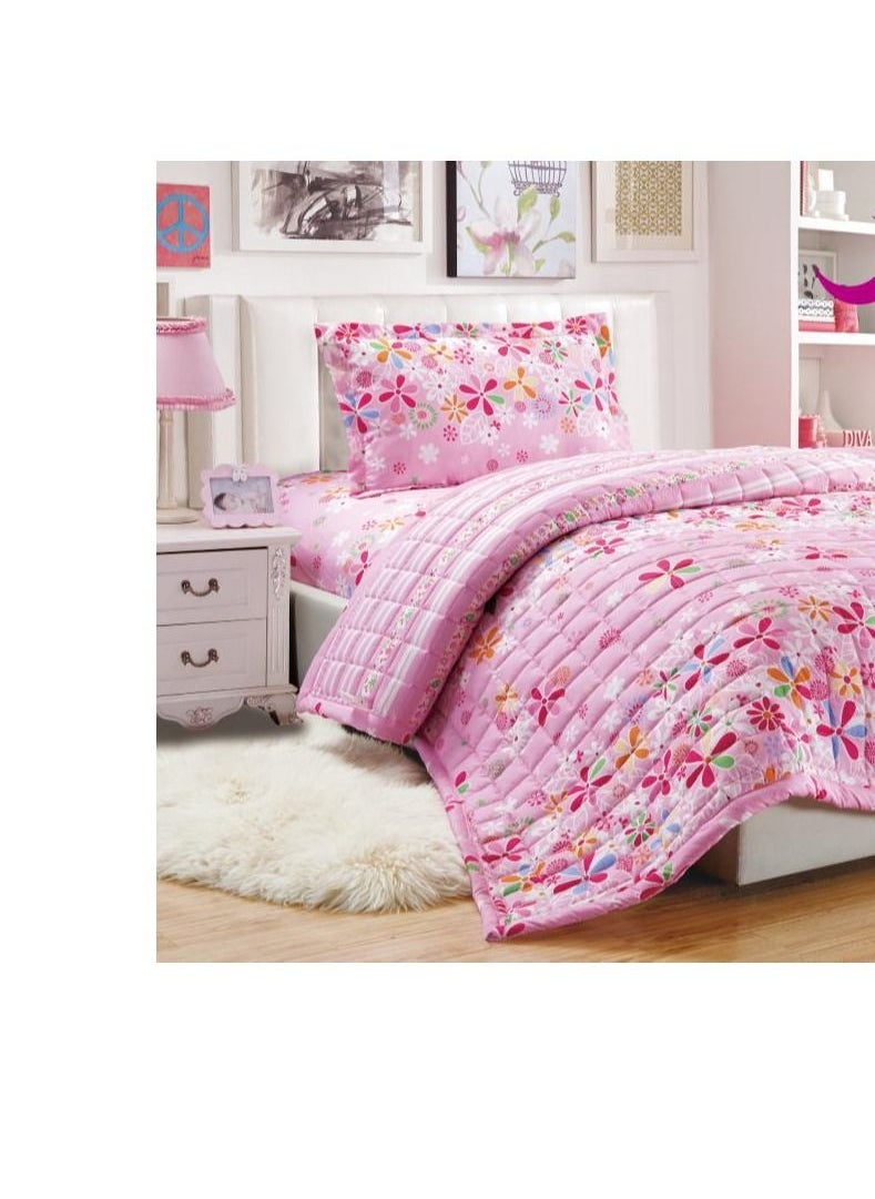 3-Piece Compressed Comforter Set Microfiber