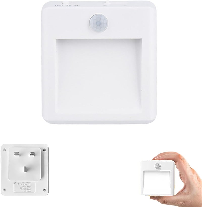 GoodTool 0.5W Dimmable Plug-in Night Light with Motion Sensor and Dual White Tone - Image 1