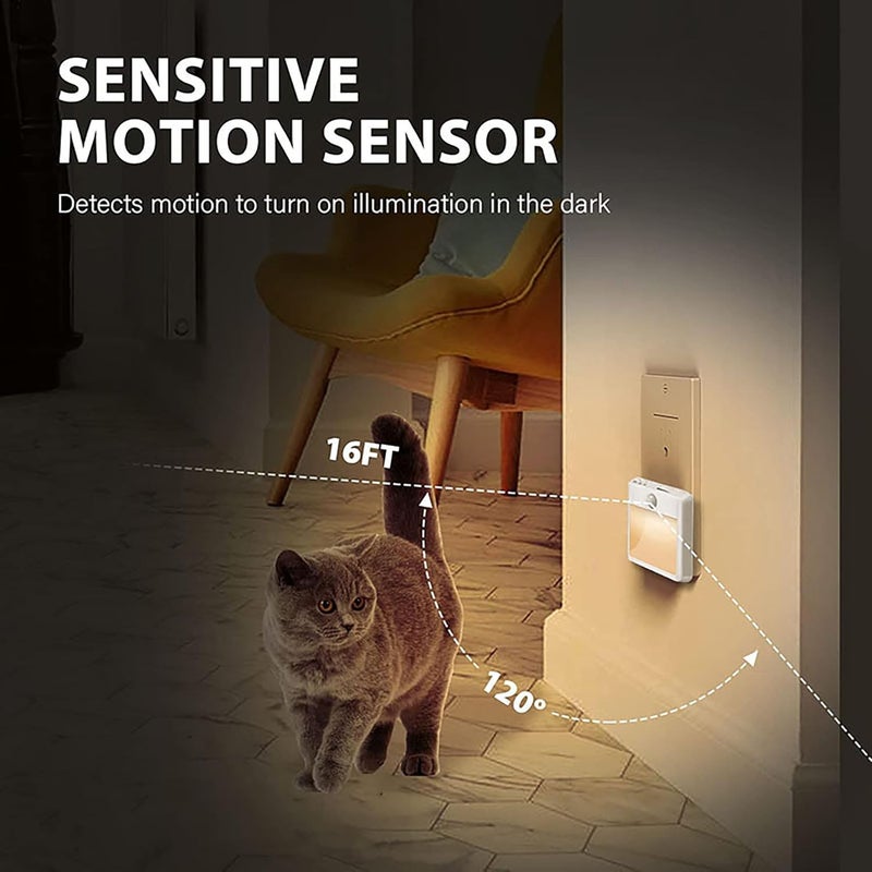 GoodTool 0.5W Dimmable Plug-in Night Light with Motion Sensor and Dual White Tone - Image 4