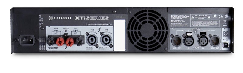 Crown XTi2002 Two-channel, 2000-Watt at 4Ω Bridged, 800-Watt at 4Ω Dual, Pro Power Amplifier. Gray - Image 3