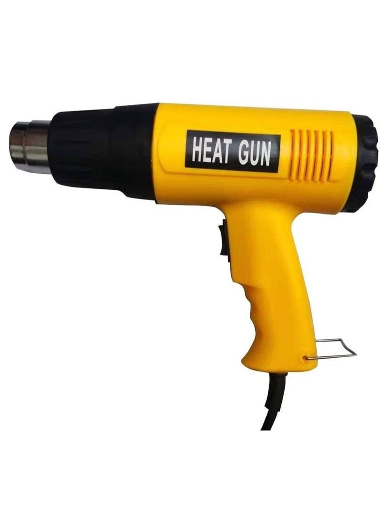 Zashe Corded Electric Heat Gun – 2000W Hot Air Gun with 2 Adjustable Modes for Shrink Wrapping, Soldering, Paint Stripping, Tube Bending, BBQ, and More  - Image 1