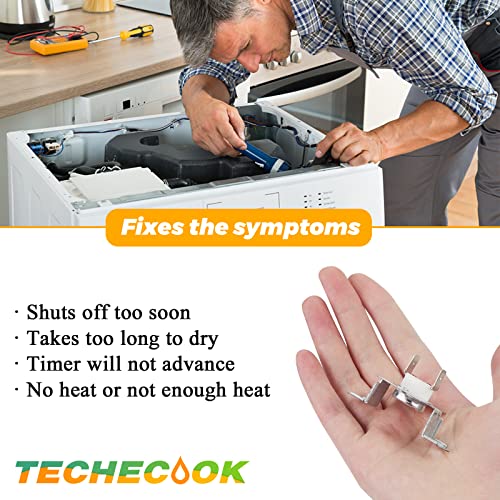 Techecook DC96-00887A Thermal Fuse Dryer Replacement by Techecook - 4 Pack DC96-00887A DC96-00887C Replacement for Sam-sung Kenmore Dryer - Replaces 35001193 AP6008689 PS11741829 - Image 4