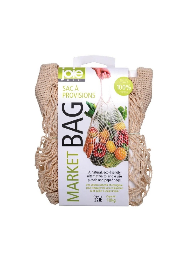 Joie Market Bag : Reusable, Folded, Sustainable Shopping Bag, Grocery Tote, Stylish Market  and Eco friendly tote - Image 1