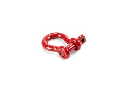 Factor 55 Steel 58 Crosby Shackle for ATVUTV Powersports Red - Image 3