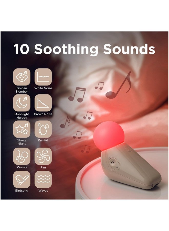 Motorola Nursery S1 Light and Sound Soother for Children, Portable Rechargeable Baby Night Light with Soothing Sleep Sounds, Lullabies, Multicolor Lighting - Image 2