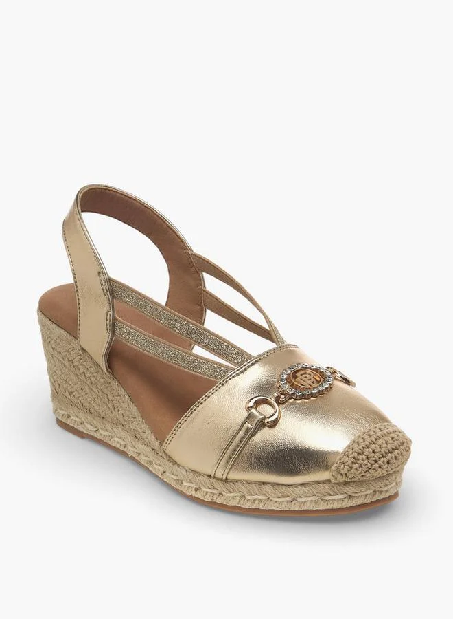 Peppermint Women Wedge Heel Espadrille Slingback Shoes