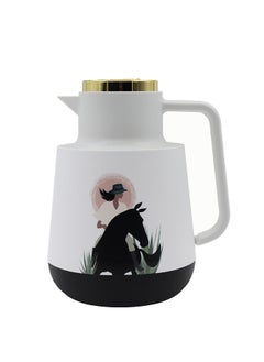 YOLO Yolo  Coffee/Tea Vacuum Flask 1 Liter Urban Lady -Black Color  - Image 2