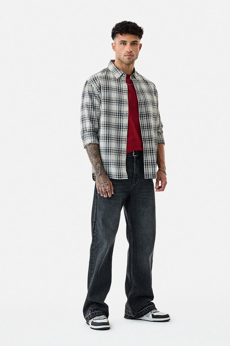 SNITCH Crushed Checks Shirt