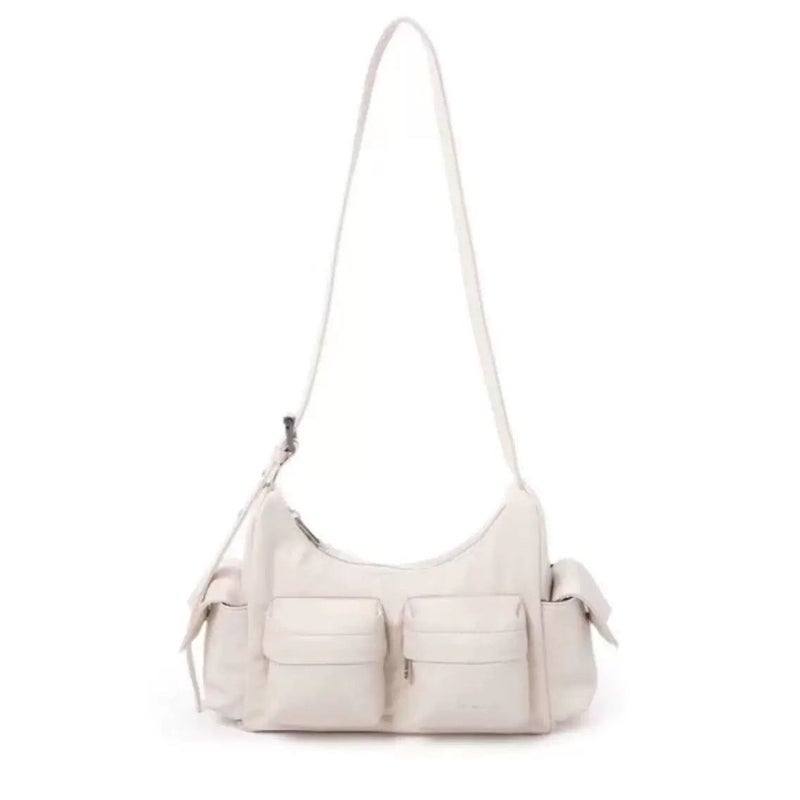 Samo Ondoh Korean Fashion Women''s Underarm Motorcycle Shoulder Bag Multi-Pocket Adjustable Crossbody Bag - Image 1