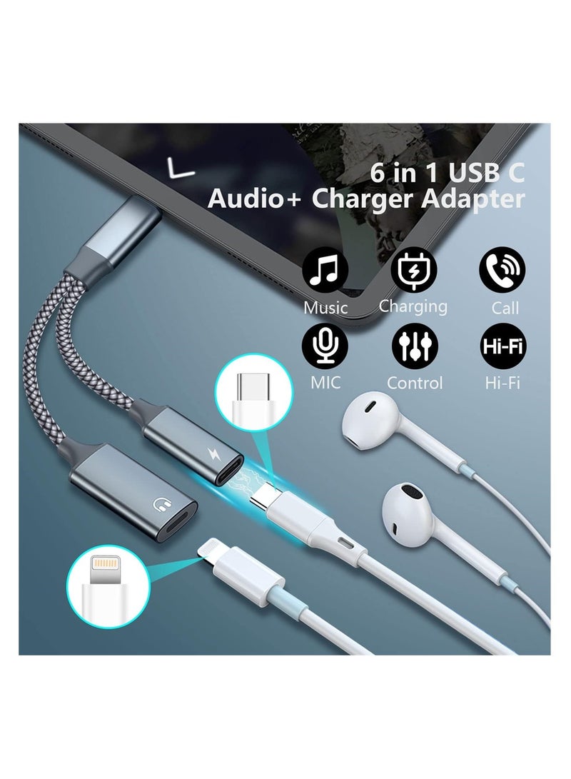 KASTWAVE USB C to Lightning Audio Adapter USB C Male to Lightning Female Headphone Dongle and PD 60W Charging Compatible with iPhone 15 15 Pro iPad Pro MacBook Galaxy S23 S22 Pixel 7 - Image 2