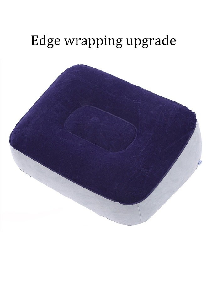 Loquat - Inflatable footrest rest pillow，portable travel leg rest pillow, footrest pad under desk, adjustable height, suitable for offices, homes, trains, and carstable - Image 1