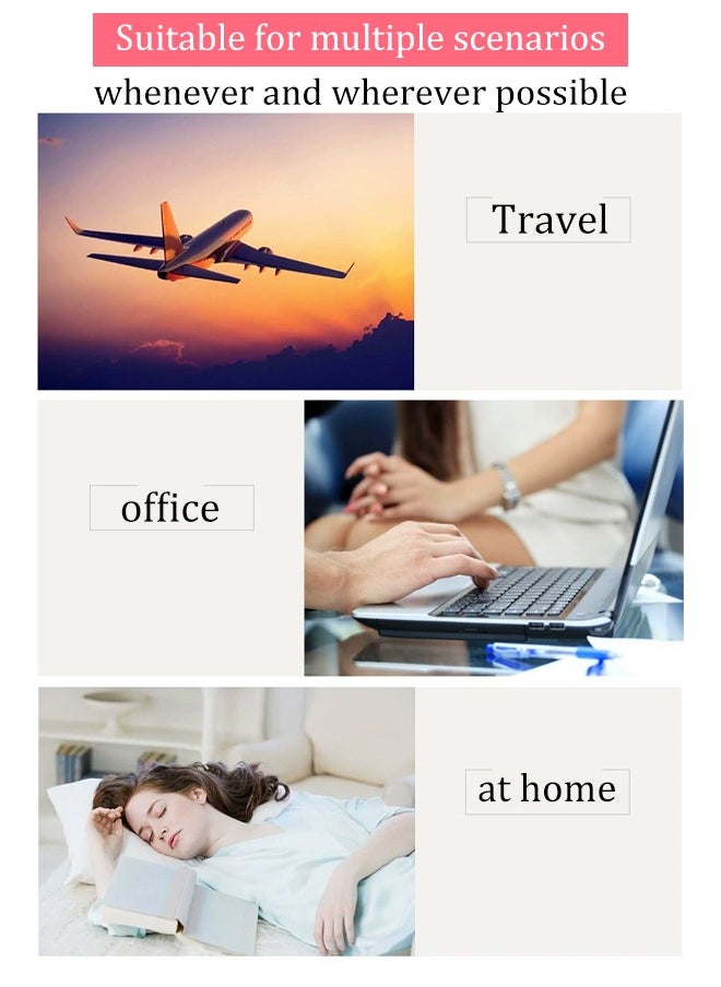 Loquat - Inflatable footrest rest pillow，portable travel leg rest pillow, footrest pad under desk, adjustable height, suitable for offices, homes, trains, and carstable - Image 1