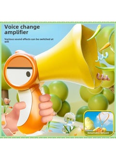 Generic Peco Peco Internet Popular Peco Peco Variable Voice Loudspeaker Electric Recorder Horn-Year-old Baby Cloth Book-Color:Cute Big-billed Bird [rose Red] Comes With A Lanyard-Specifications:[five Variables + Super Long Recording + Real-time Amplification] Free Battery + Gift Box  - Image 2
