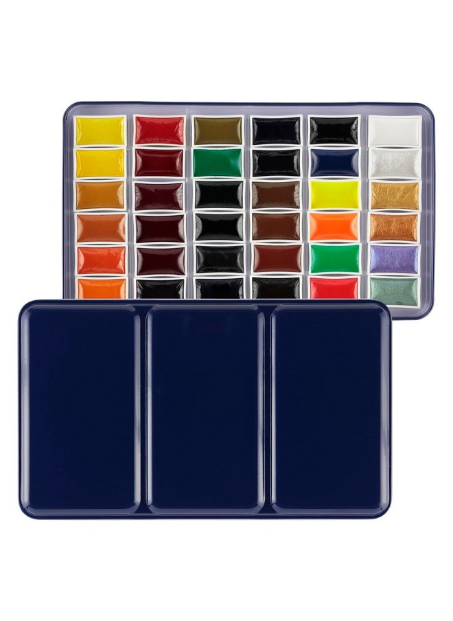 Soho Urban Artist Ez Lift Artist Watercolors Pan Set Of 36 Professional Watercolor Pan With Rich & Brilliant Colors For Painters Artists Canvas & More!  - Image 1