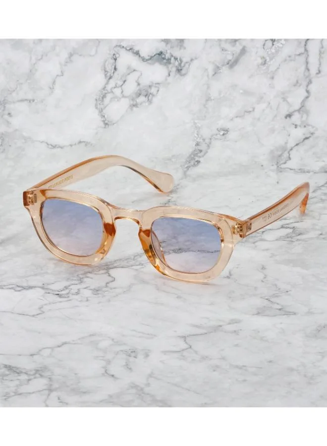  اكسبليست باوتس نظارات شمسية أنيقة للجنسين روبن شامبانيا بتدرج أزرق إلى وردي