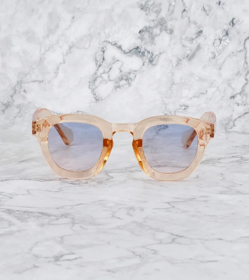 Explicit Poets Explicit Poets Unisex ROBIN Champagne - Gradient Blue to Pink Stylish Sunglasses, 5EP6