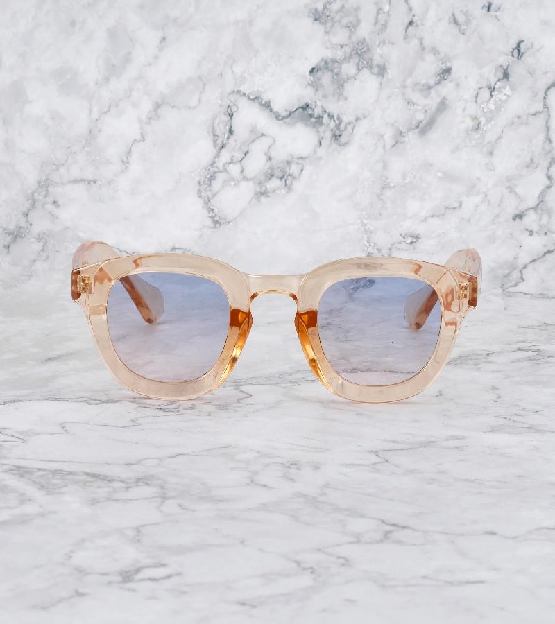 Explicit Poets Unisex ROBIN Champagne - Gradient Blue to Pink Stylish Sunglasses, 5EP6 - Image 2